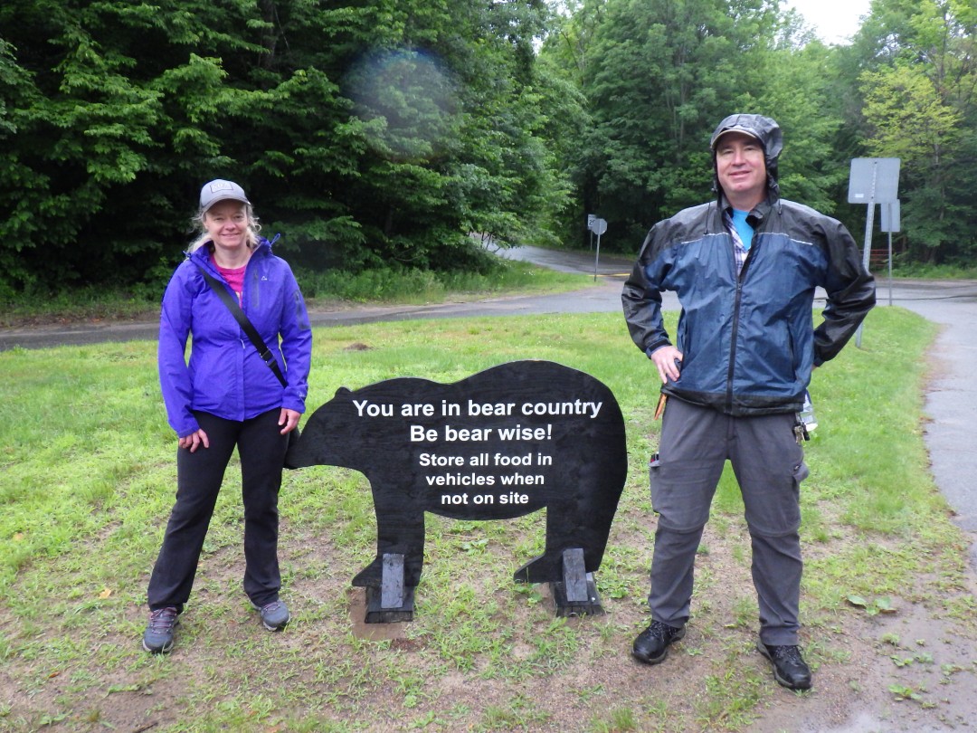 Bear country sign