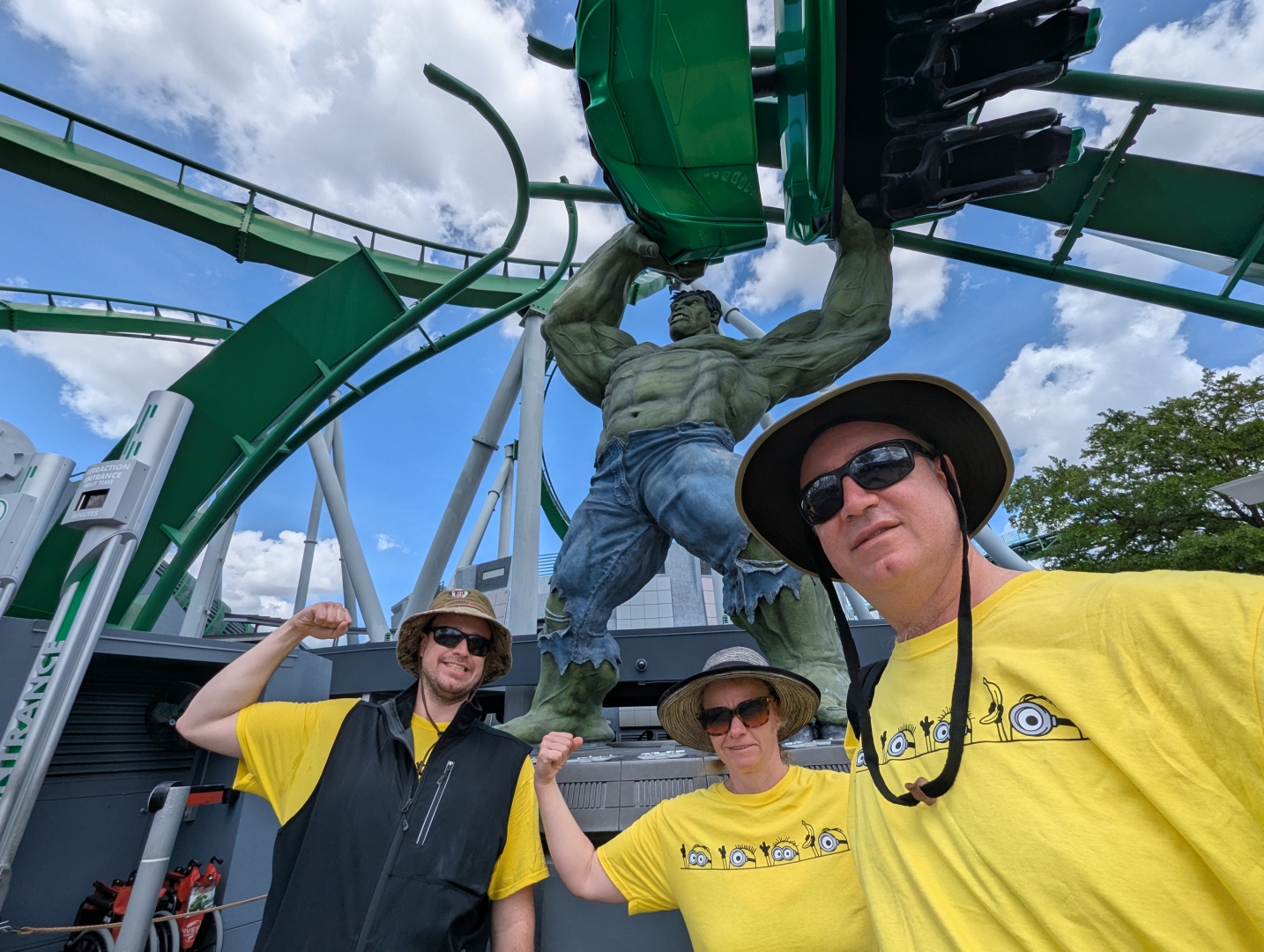 The Incredible Hulk roller coaster
